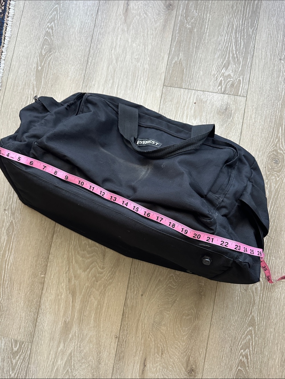 Black Duffel Bag /carry-on bag - Picture 10 of 11